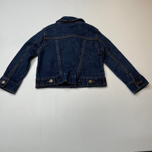 Girls LUCKY BRAND, blue stretchy denim jacket, poppers, EUC, size 2,  