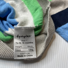 Load image into Gallery viewer, Boys Dymples, lightweight knitted cotton sweater, FUC, size 1,  