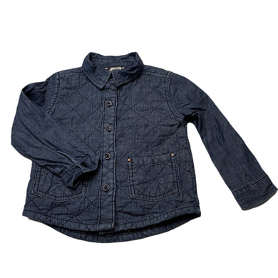 Girls Osh Kosh, wadded cotton long sleeve shirt, GUC, size 2,  