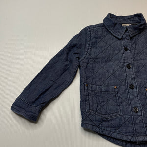 Girls Osh Kosh, wadded cotton long sleeve shirt, GUC, size 2,  