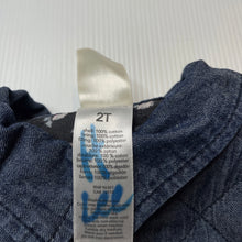 Load image into Gallery viewer, Girls Osh Kosh, wadded cotton long sleeve shirt, GUC, size 2,  