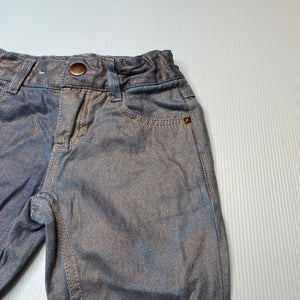 Girls Sista, stretch cotton pants, adjustable, Inside leg: 30.5cm, FUC, size 2,  