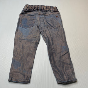 Girls Sista, stretch cotton pants, adjustable, Inside leg: 30.5cm, FUC, size 2,  