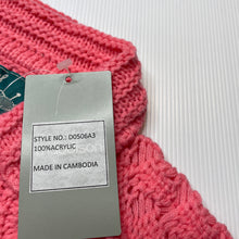 Load image into Gallery viewer, Girls Mayoral, pink knitted short sleeve sweater top, NEW, size 2,  