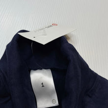 Load image into Gallery viewer, Boys Target, navy cotton roll neck top/skivvy, NEW, size 1,  