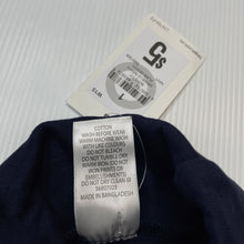 Load image into Gallery viewer, Boys Target, navy cotton roll neck top/skivvy, NEW, size 1,  