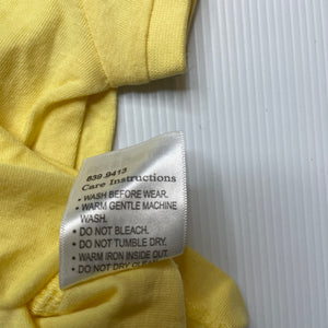 Girls Dymples, yellow cotton t-shirt / top, rabbit, NEW, size 1,  