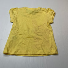 Load image into Gallery viewer, Girls Dymples, yellow cotton t-shirt / top, rabbit, NEW, size 1,  