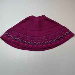 Girls Target, knitted poncho sweater, EUC, size 1-2,  
