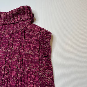 Girls Target, knitted cotton poncho sweater, EUC, size 2,  