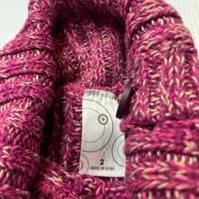 Load image into Gallery viewer, Girls Target, knitted cotton poncho sweater, EUC, size 2,  