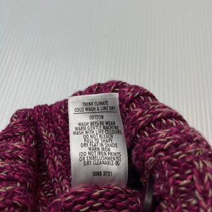 Girls Target, knitted cotton poncho sweater, EUC, size 2,  