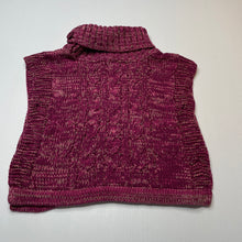 Load image into Gallery viewer, Girls Target, knitted cotton poncho sweater, EUC, size 2,  