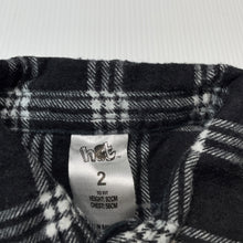 Load image into Gallery viewer, Boys H&amp;T, flannel cotton long sleeve shirt, EUC, size 2,  