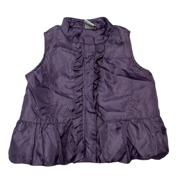 Girls Kids Stuff, purple lightweight vest, zip, EUC, size 2,  