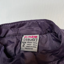 Load image into Gallery viewer, Girls Kids Stuff, purple lightweight vest, zip, EUC, size 2,  