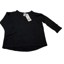 Load image into Gallery viewer, unisex Bonds, black cotton long sleeve top, NEW, size 2,  