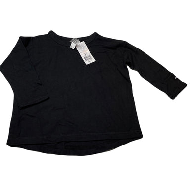 unisex Bonds, black cotton long sleeve top, NEW, size 2,  