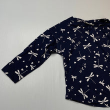 Load image into Gallery viewer, Girls B Collection, navy cotton long sleeve top, GUC, size 2,  