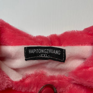 Girls HAPITONGZHUANG, lightweight faux fur vest, armpit to armpit: 35cm, GUC, size 6-7,  