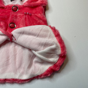 Girls HAPITONGZHUANG, lightweight faux fur vest, armpit to armpit: 35cm, GUC, size 6-7,  