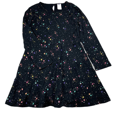 Girls Target, cotton long sleeve dress, pockets, EUC, size 7, L: 59cm