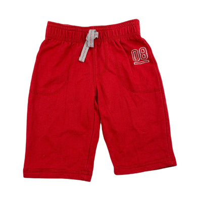 Target red track / sweat pants, elasticated, size 00, Pre-loved
