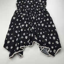 Load image into Gallery viewer, Girls Target, floral viscose summer dress, wash fade, FUC, size 10, L: 70cm at front