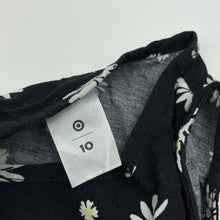 Load image into Gallery viewer, Girls Target, floral viscose summer dress, wash fade, FUC, size 10, L: 70cm at front