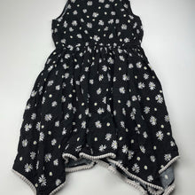 Load image into Gallery viewer, Girls Target, floral viscose summer dress, wash fade, FUC, size 10, L: 70cm at front