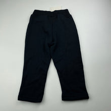 Load image into Gallery viewer, Girls Match It, black fleece lined track pants, elasticated, Inside leg: 30.5cm, NEW, size 2,  