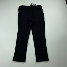 Load image into Gallery viewer, Girls Emerson, black stretchy pants, elasticated, Inside leg: 38cm, NEW, size 3,  