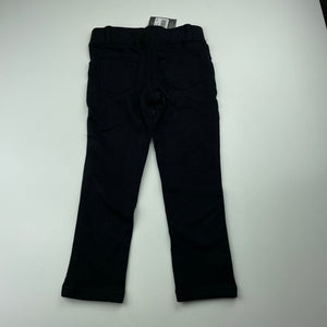 Girls Emerson, black stretchy pants, elasticated, Inside leg: 38cm, NEW, size 3,  