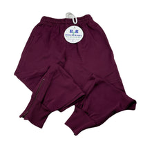 Load image into Gallery viewer, Boys B2B, maroon track pants, elasticated, Inside leg: 48.5cm *long length*, NEW, size 3-5,  