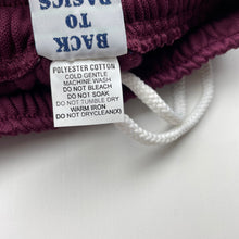 Load image into Gallery viewer, Boys B2B, maroon track pants, elasticated, Inside leg: 48.5cm *long length*, NEW, size 3-5,  