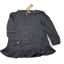 Load image into Gallery viewer, Girls MINIMNT, grey tencel long sleeve top, L: 42cm, NEW, size 2,  