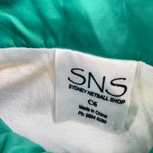 Load image into Gallery viewer, Girls Sydney Netball, zip up track/training top/jacket, EUC, size 6,  