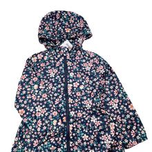 Load image into Gallery viewer, Girls H&amp;T, navy floral spray jacket, NEW, size 3,  