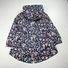 Load image into Gallery viewer, Girls H&amp;T, navy floral spray jacket, NEW, size 3,  