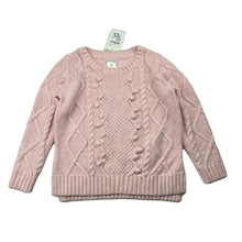 Load image into Gallery viewer, Girls Target, pink knitted cotton sweater / jumper, NEW, size 3,  