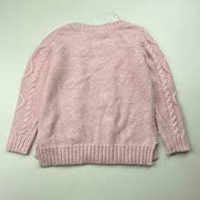 Load image into Gallery viewer, Girls Target, pink knitted cotton sweater / jumper, NEW, size 3,  