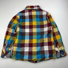 Load image into Gallery viewer, Boys Topolino, checked cotton long sleeve shirt, EUC, size 6,  