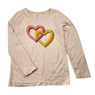 Girls Target, pink organic cotton long sleeve top, EUC, size 7,  