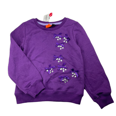 Girls Fun Spirit, fleece lined lightweight sweater / jumper, NEW, size 7,  