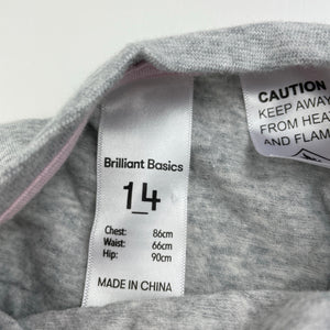 Girls Brilliant Basics, stretchy long sleeve pyjama top, EUC, size 14,  