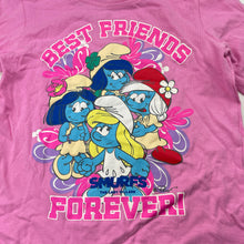 Load image into Gallery viewer, Girls SMURFS, cotton long sleeve t-shirt / top, GUC, size 4,  