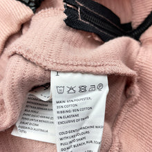 Load image into Gallery viewer, Girls Bardot Junior, pink ribbed long sleeve top, light pilling, FUC, size 4,  