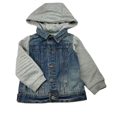 Boys Target, hooded denim jacket, GUC, size 3,  