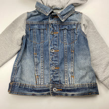 Load image into Gallery viewer, Boys Target, hooded denim jacket, GUC, size 3,  