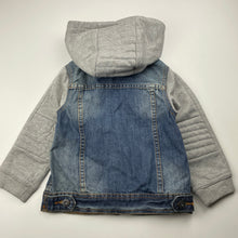 Load image into Gallery viewer, Boys Target, hooded denim jacket, GUC, size 3,  